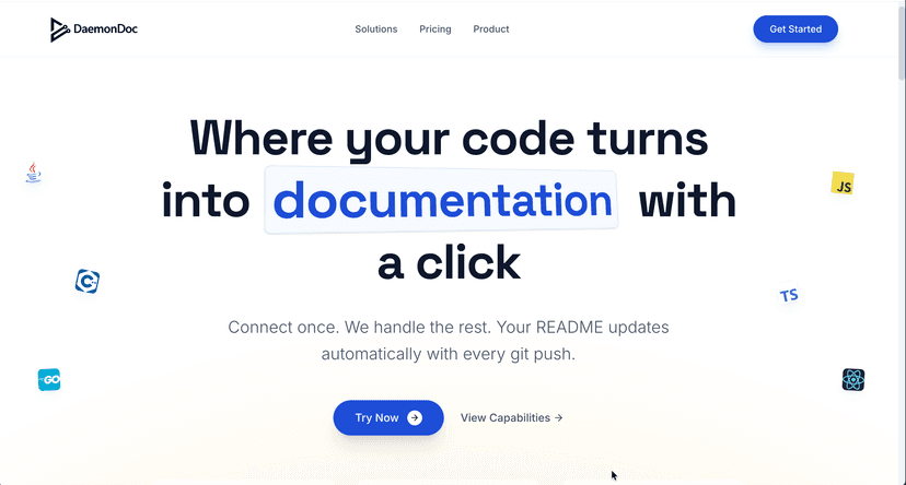 DaemonDoc - AI-Powered README Generator for GitHub | Automate Your ...
